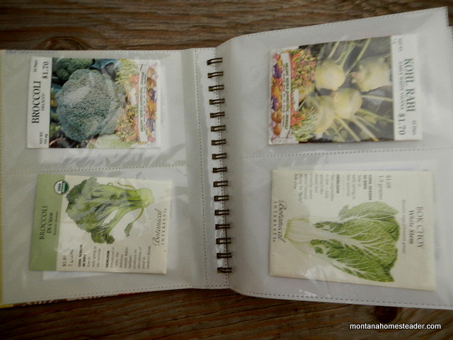 How to organize and store garden seeds with this simple easy method of using a photo album organizing garden seeds according to type and cool season warm season crops