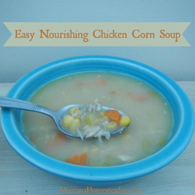 Pennsylvania Dutch Amish Chicken Corn Soup with Rivels recipe - Montana ...