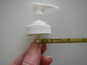 Making a homemade soap lotion dispenser