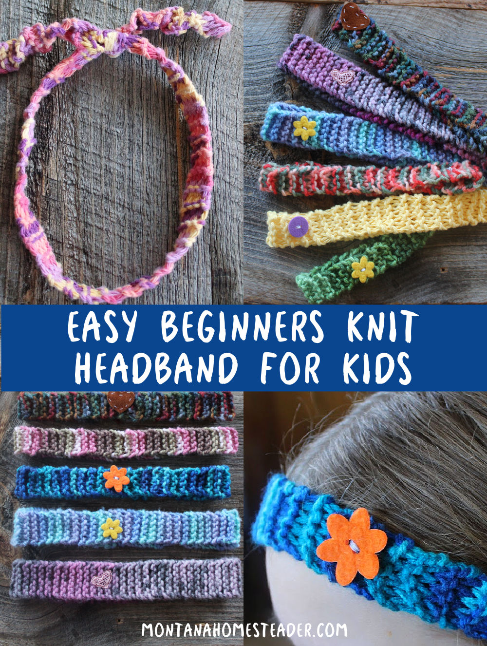 How to Knit a Simple Easy Headband for Beginners and Kids